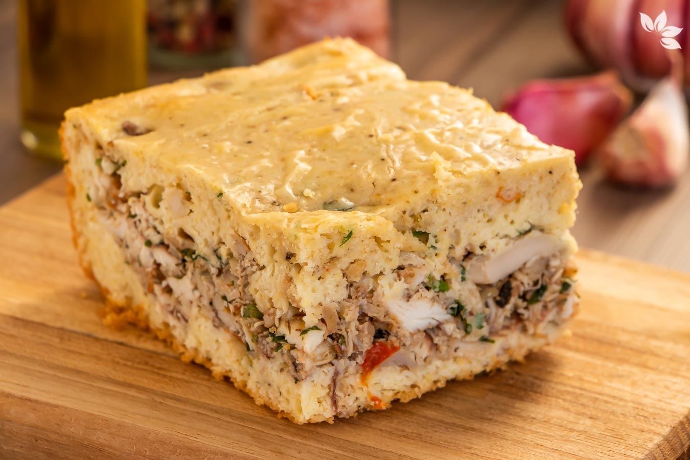 Torta de Frango de liquidificador