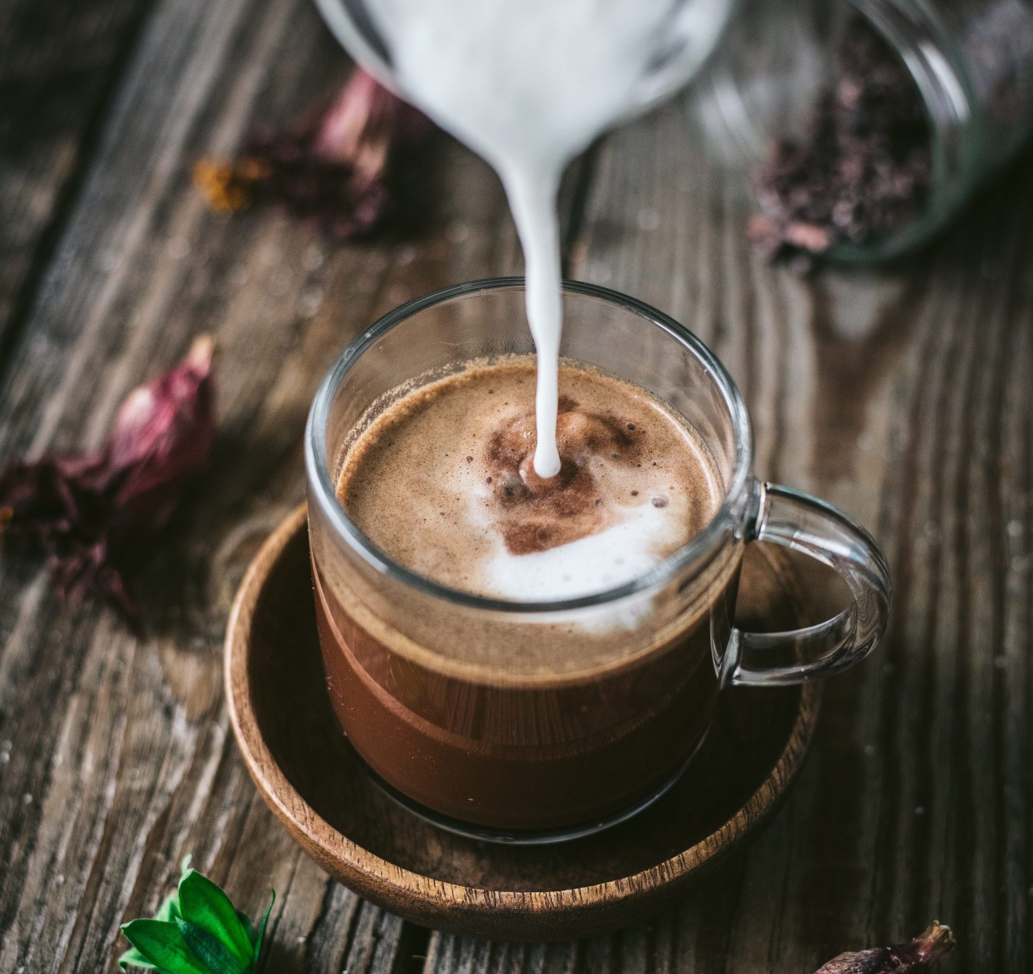 chocolate quente vegano