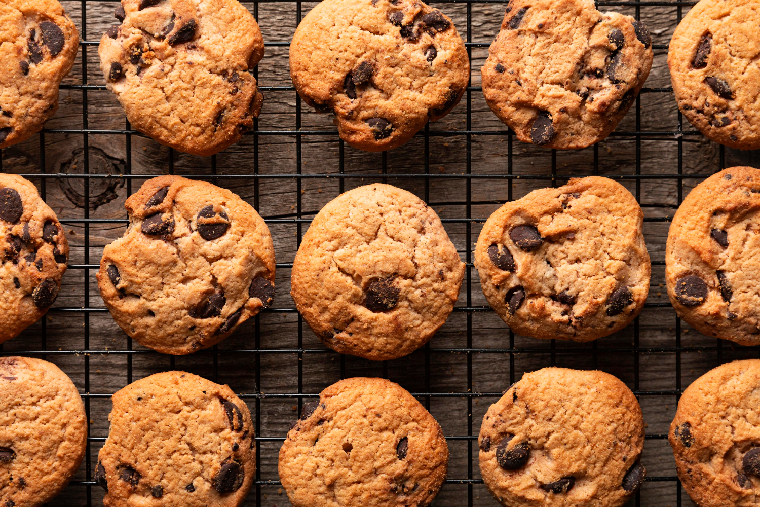 cookies com gotinhas de chocolate