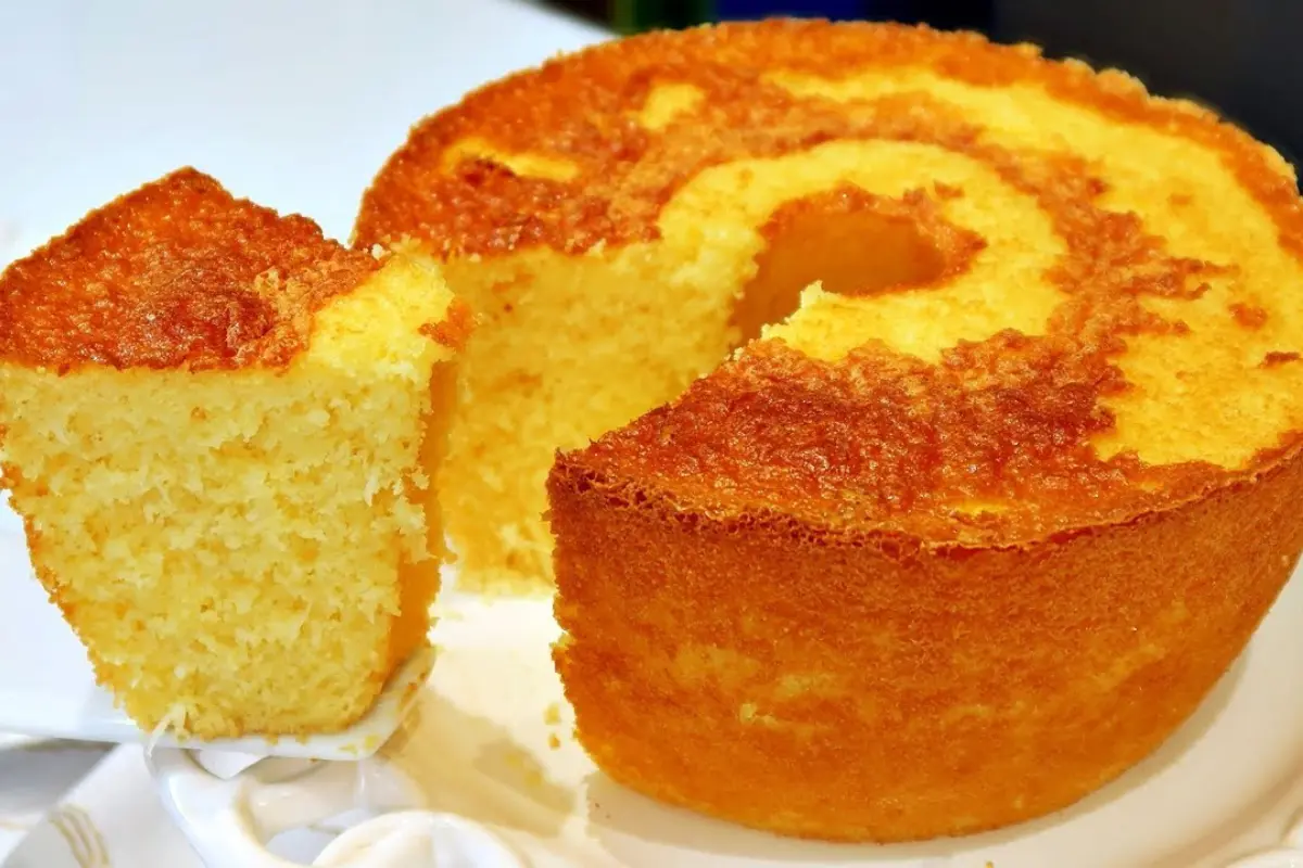 Bolo de arroz simples 