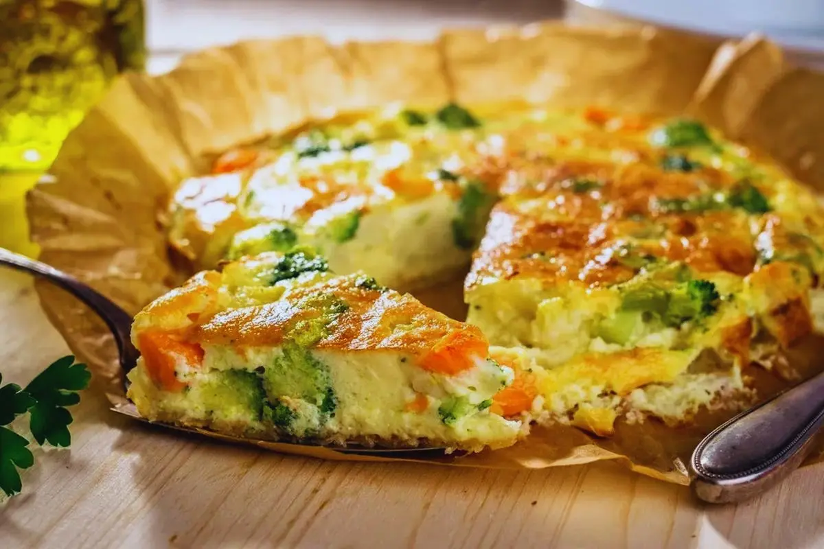 Torta de legumes de liquidificador