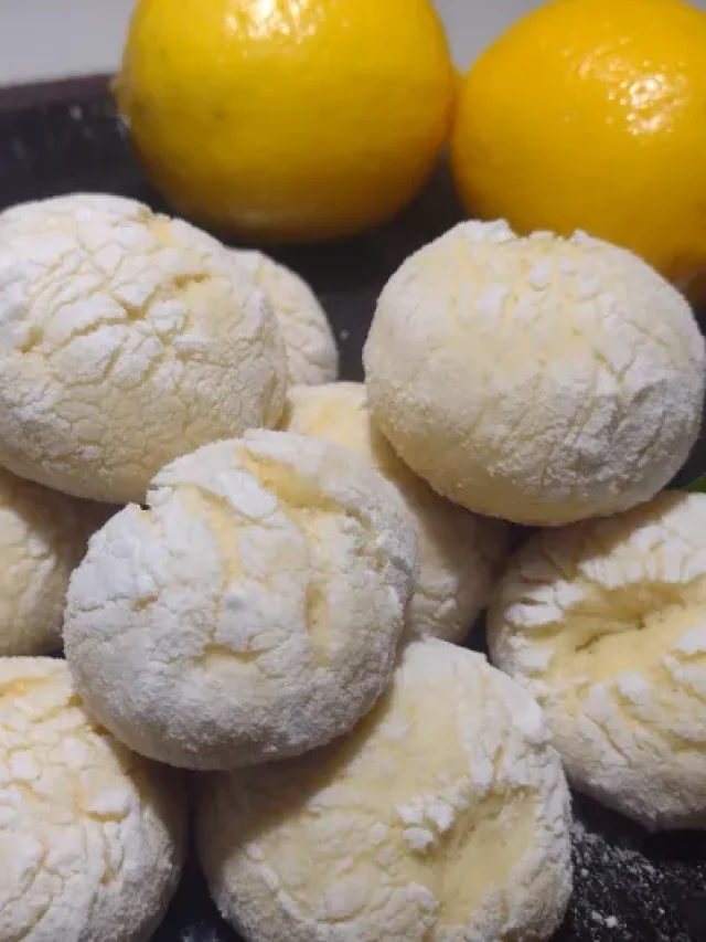Com um limão faça essas maravilhosas BOLACHAS