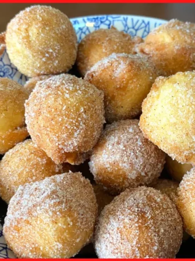 Bolinho de chuva sequinho e fácil de fazer