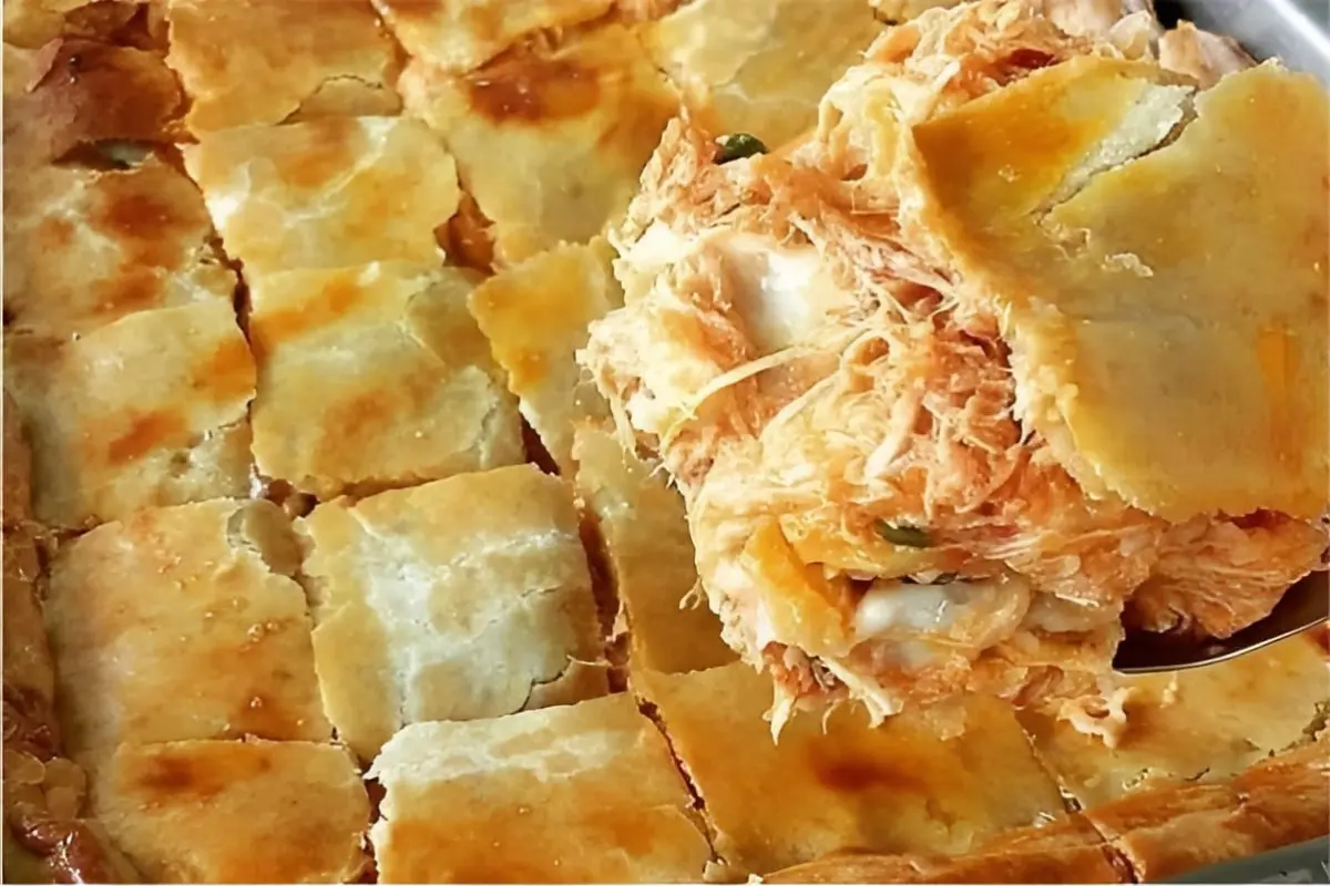 empadão de frango com creme de l