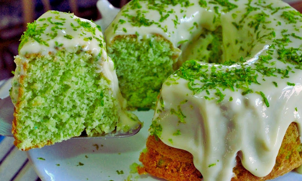 Bolo de limão verde
