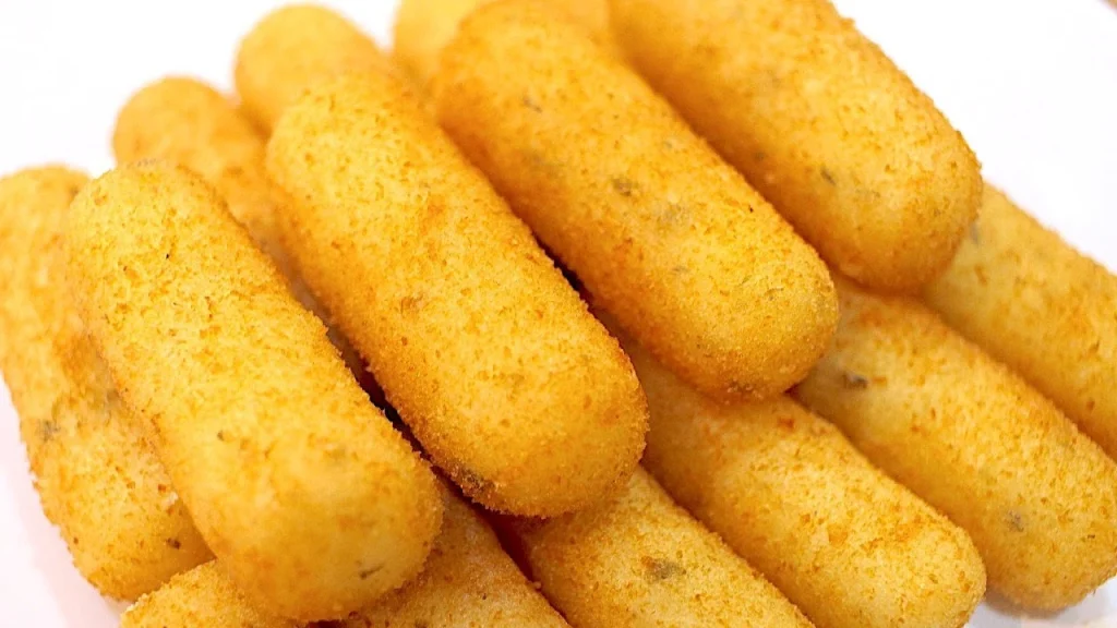 Petiscos de Natal- Croquete de batata com queijo 