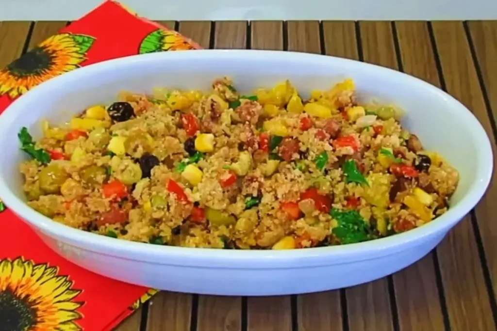 Farofa de Natal com Uvas Passas