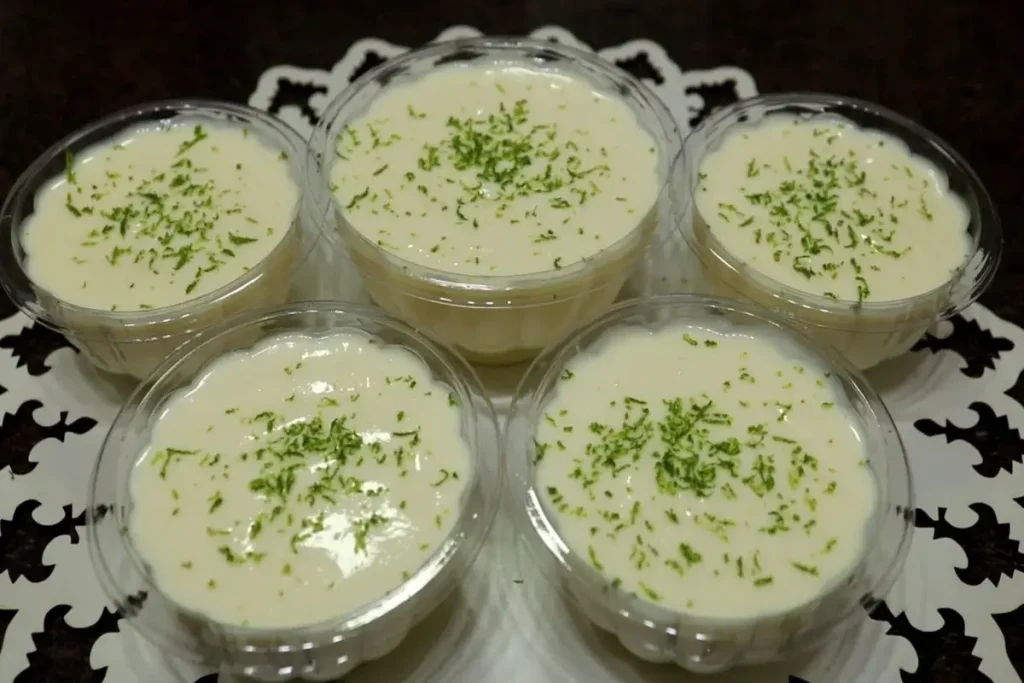 Mousse de Limão com Raspas de Ch