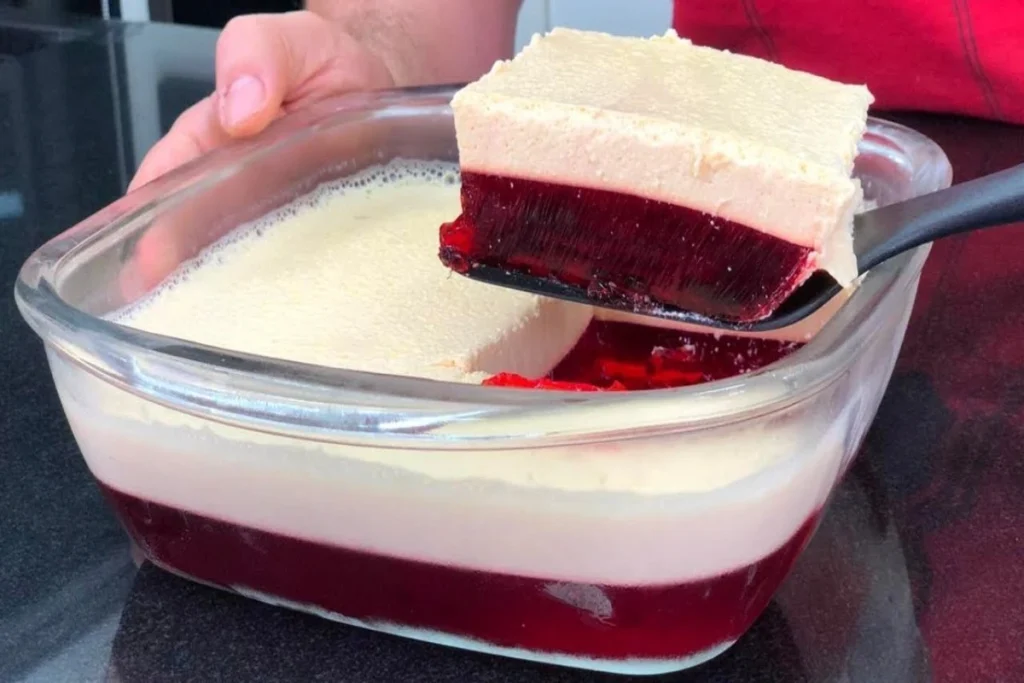 Sobremesa com apenas 2 ingredien