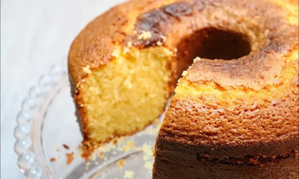 bolo de fubá cremoso