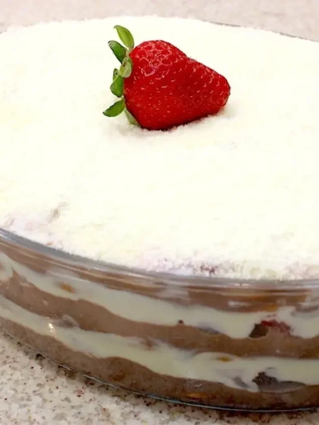pavê de morango