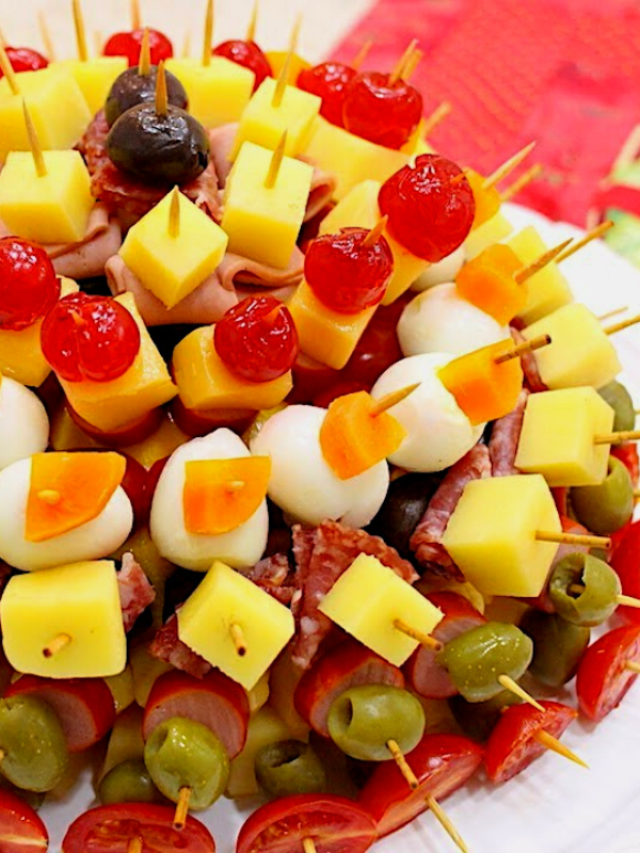 petiscos para o Ano Novo