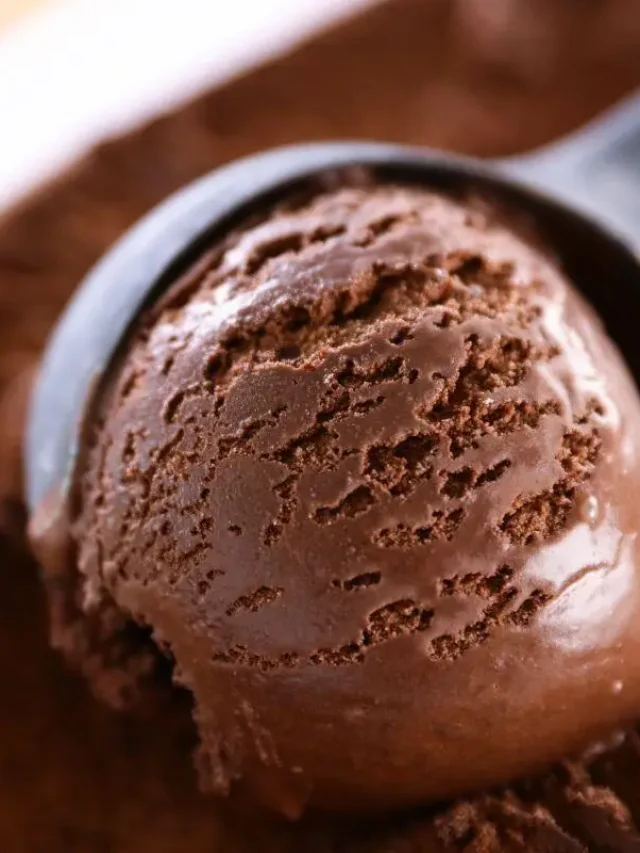 sorvete de avelã com caramelo