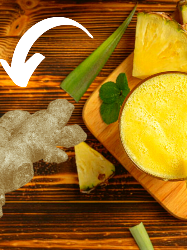 suco de abacaxi com gengibre