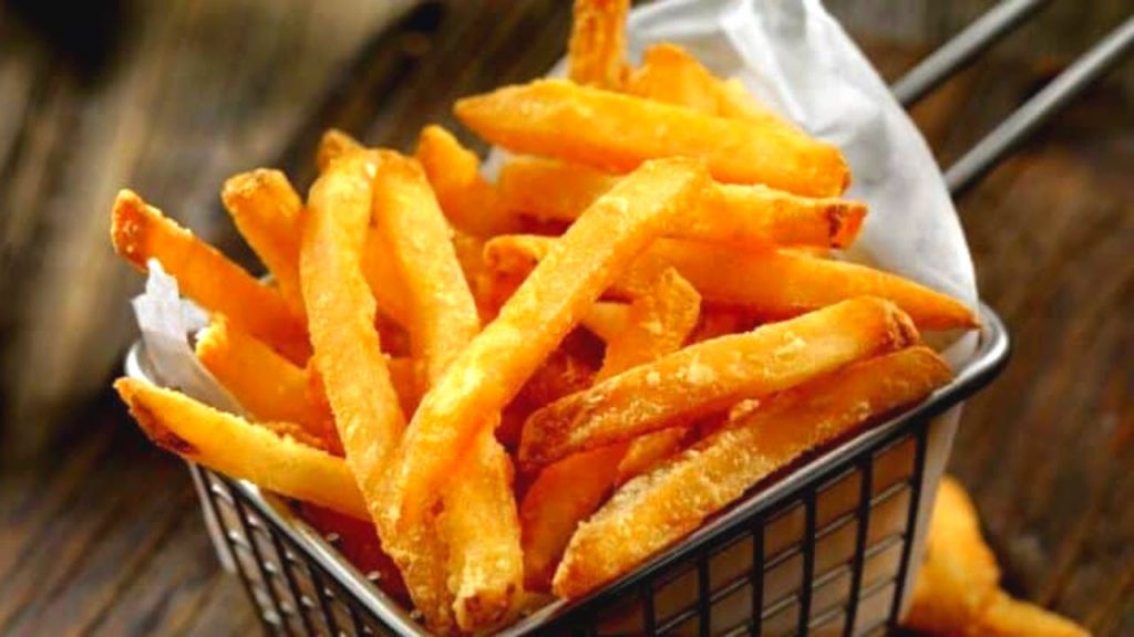 Batatas fritas sequinhas 