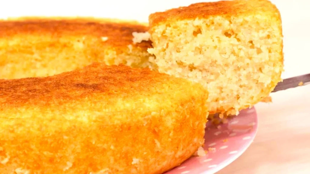 Bolo de Tapioca com Coco Assado