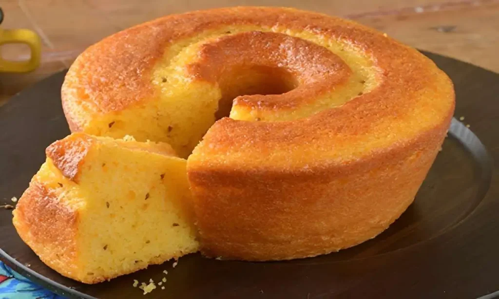 Bolo de fubá sem glúten