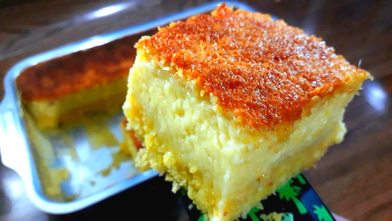 Bolo de milho cremoso recheado