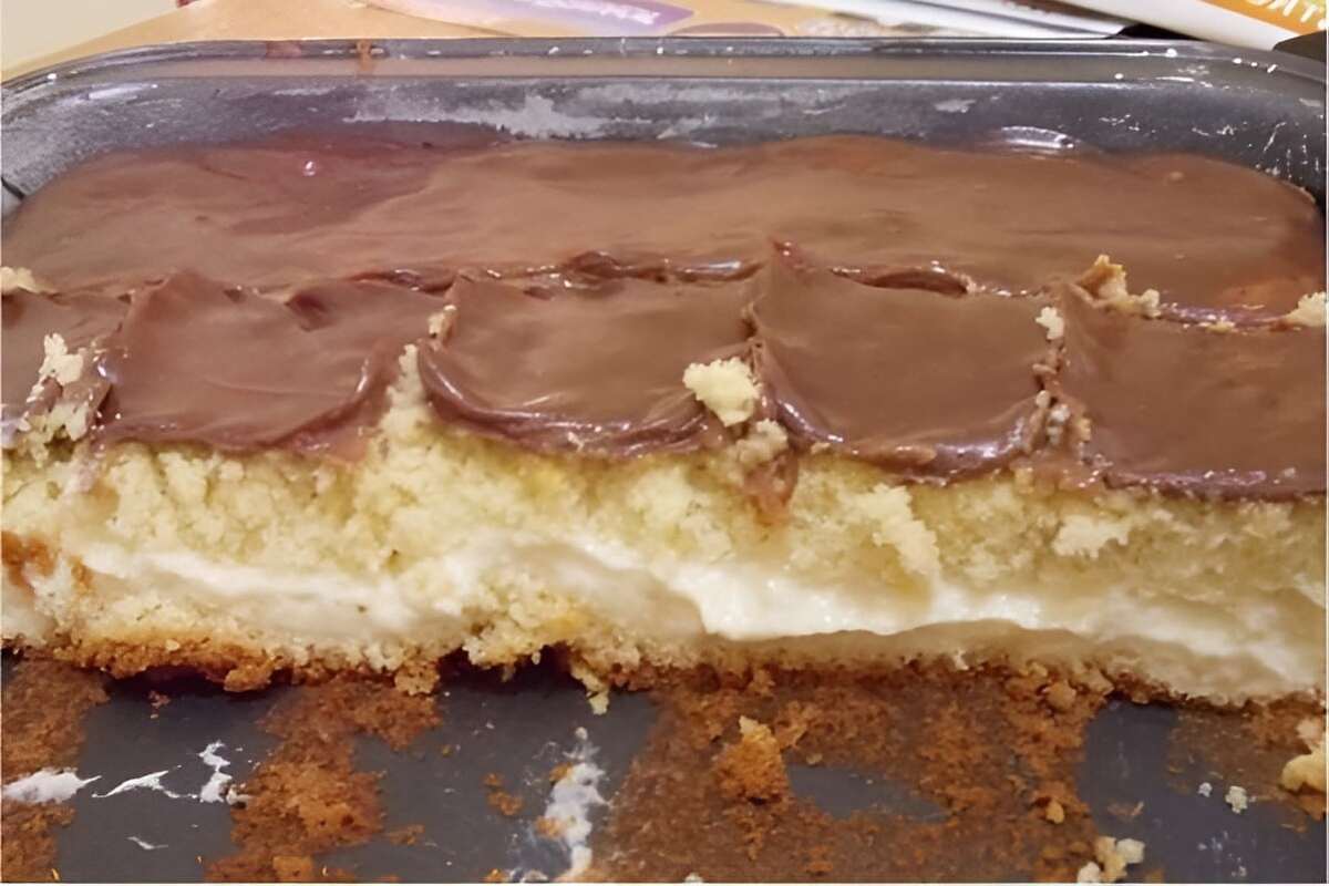 Bolo recheado no forno