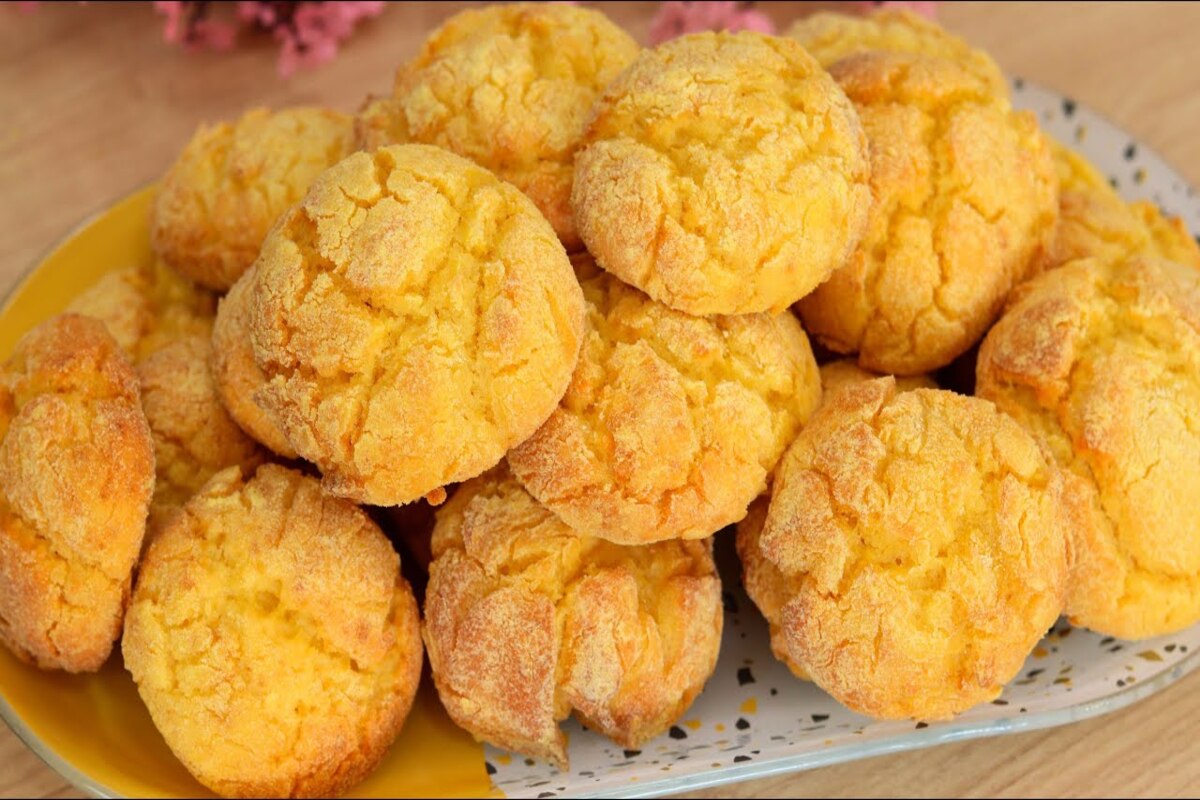Broa de fubá crocante