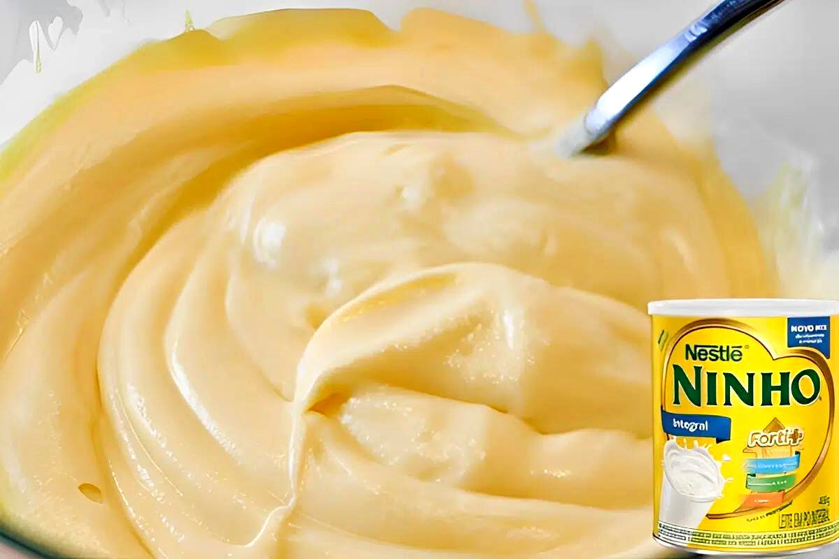 Creme belga com Leite