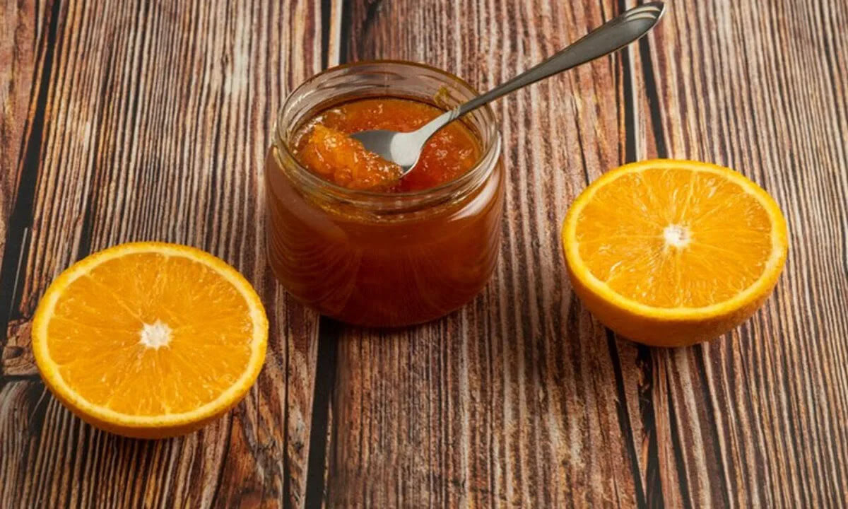 Geleia de frutas cítricas