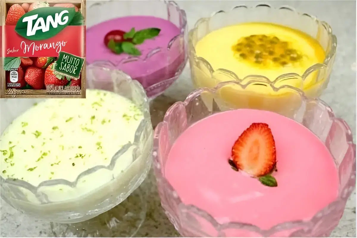 Mousse de Tang com Apenas 3 ingredientes