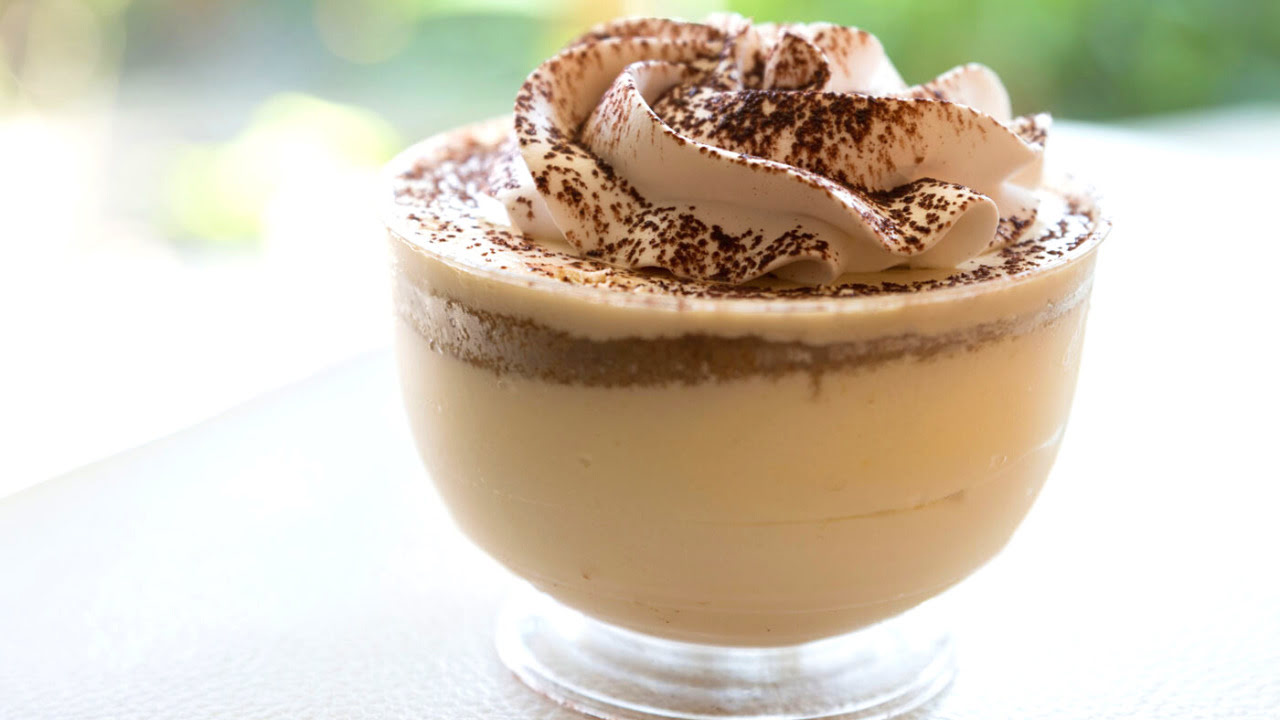 Mousse de cappuccino cremoso
