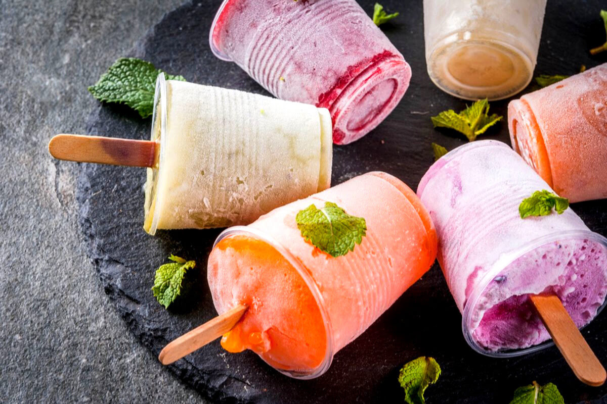 Picolé de Frutas em Copo
