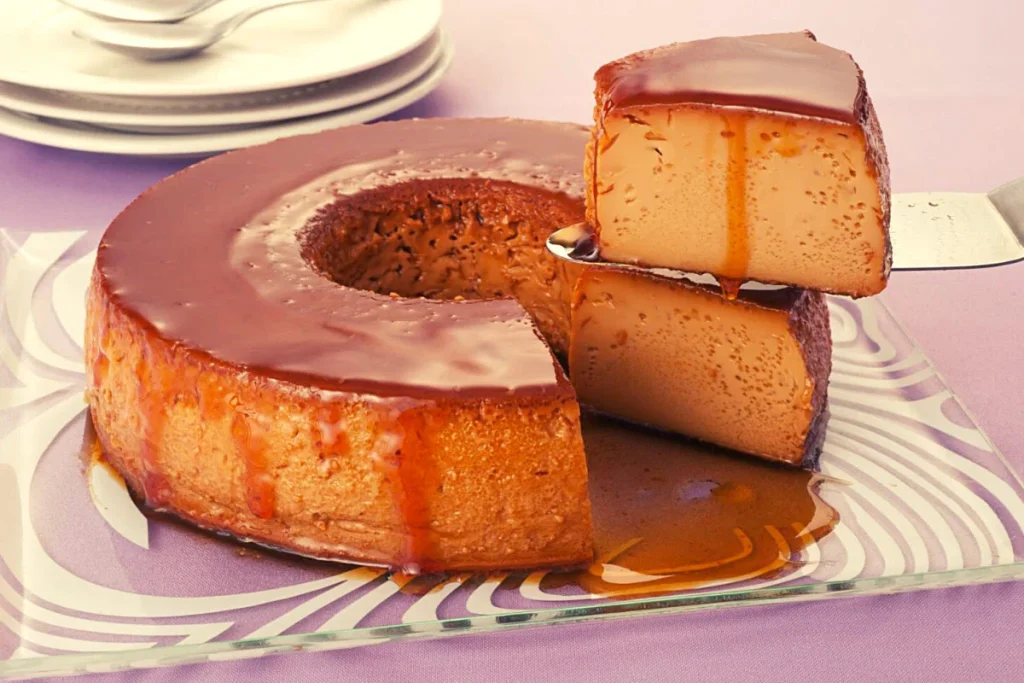 Pudim de doce de leite
