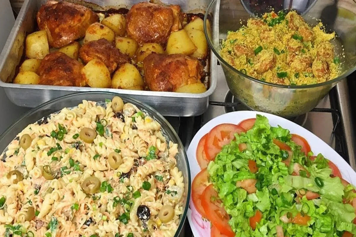 almoço prático