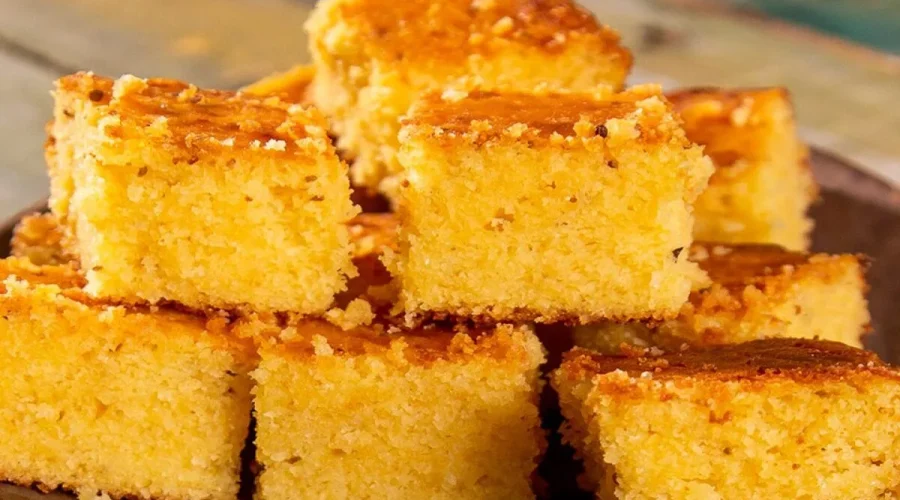 bolo de fubá simples