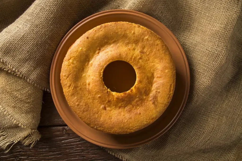 bolo de goma no liquidificador