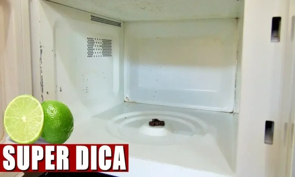 limpar o micro-ondas