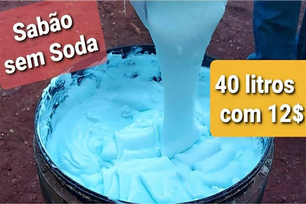 sabão sem soda