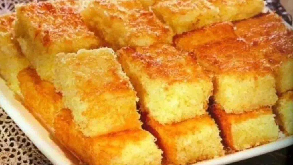 Bolo bombocado de fubá