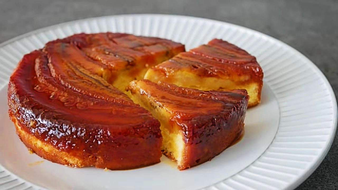 Bolo de Banana Caramelizado