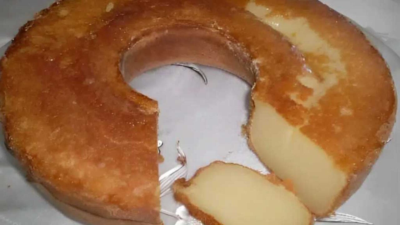 Bolo liso de leite
