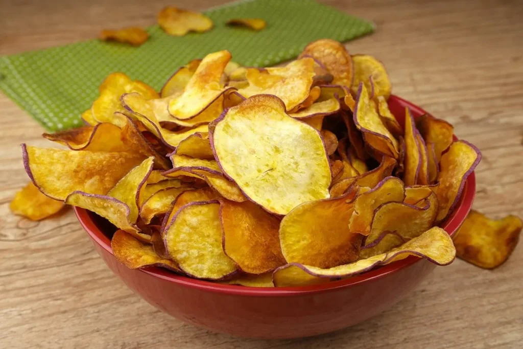 Chips de batata Doce