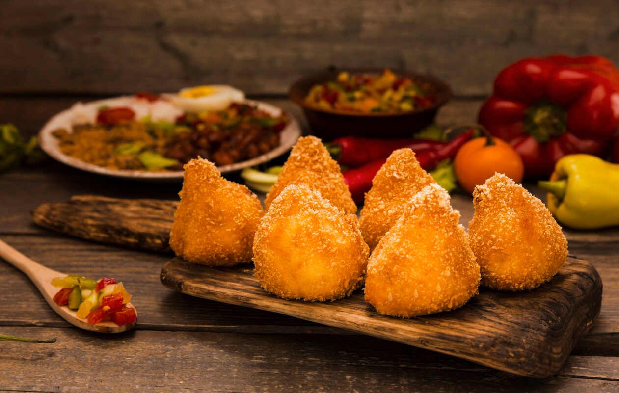 coxinhas de lanchonete