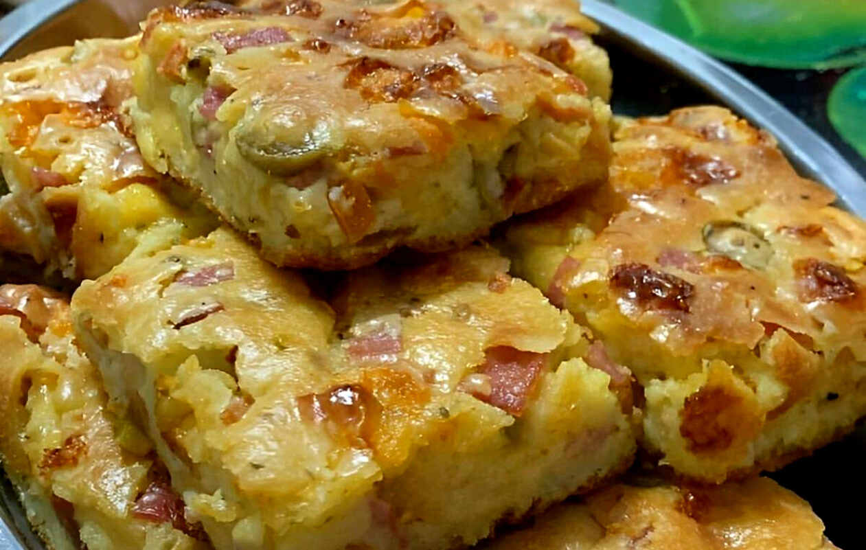 Torta napolitana no liquidificador