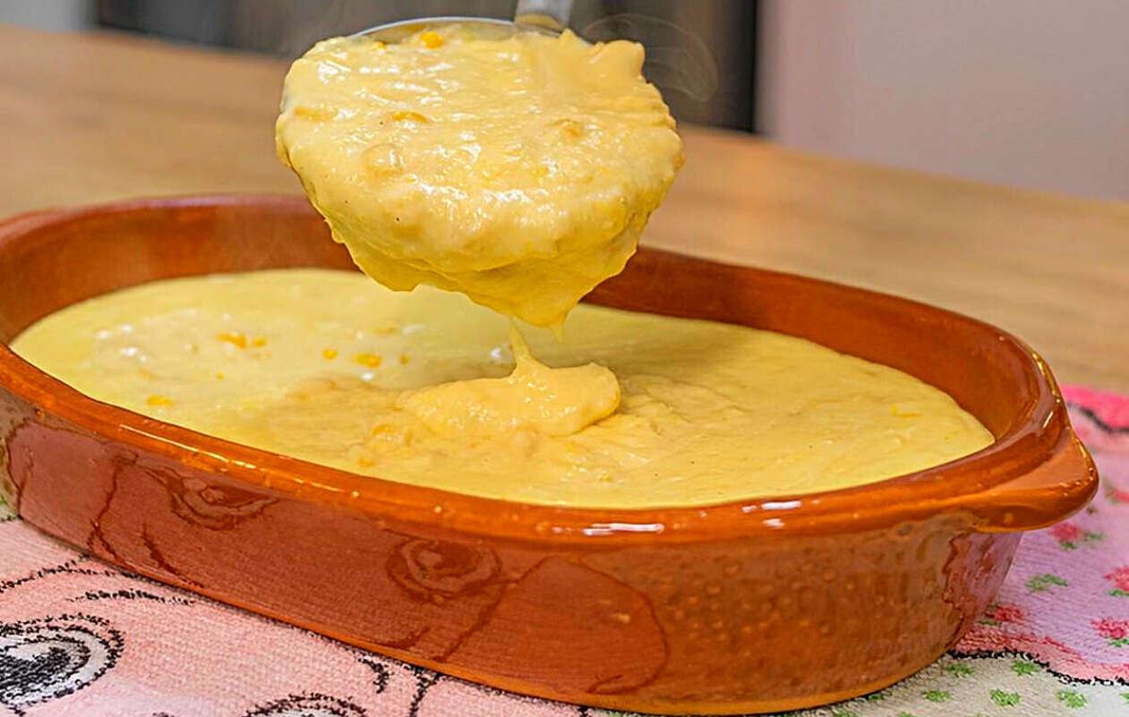 Creme de milho prático