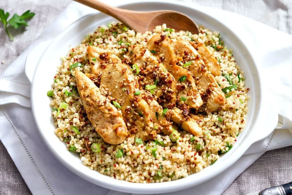marmitas de Frango com Quinoa