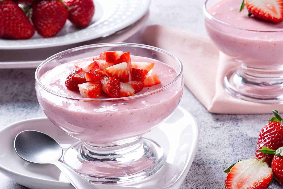 Mousse de pura fruta cremosa