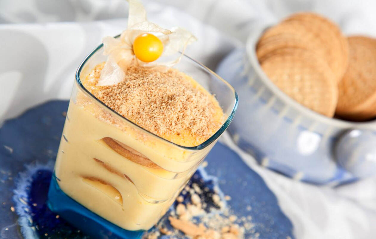 Pavê com bolacha maria