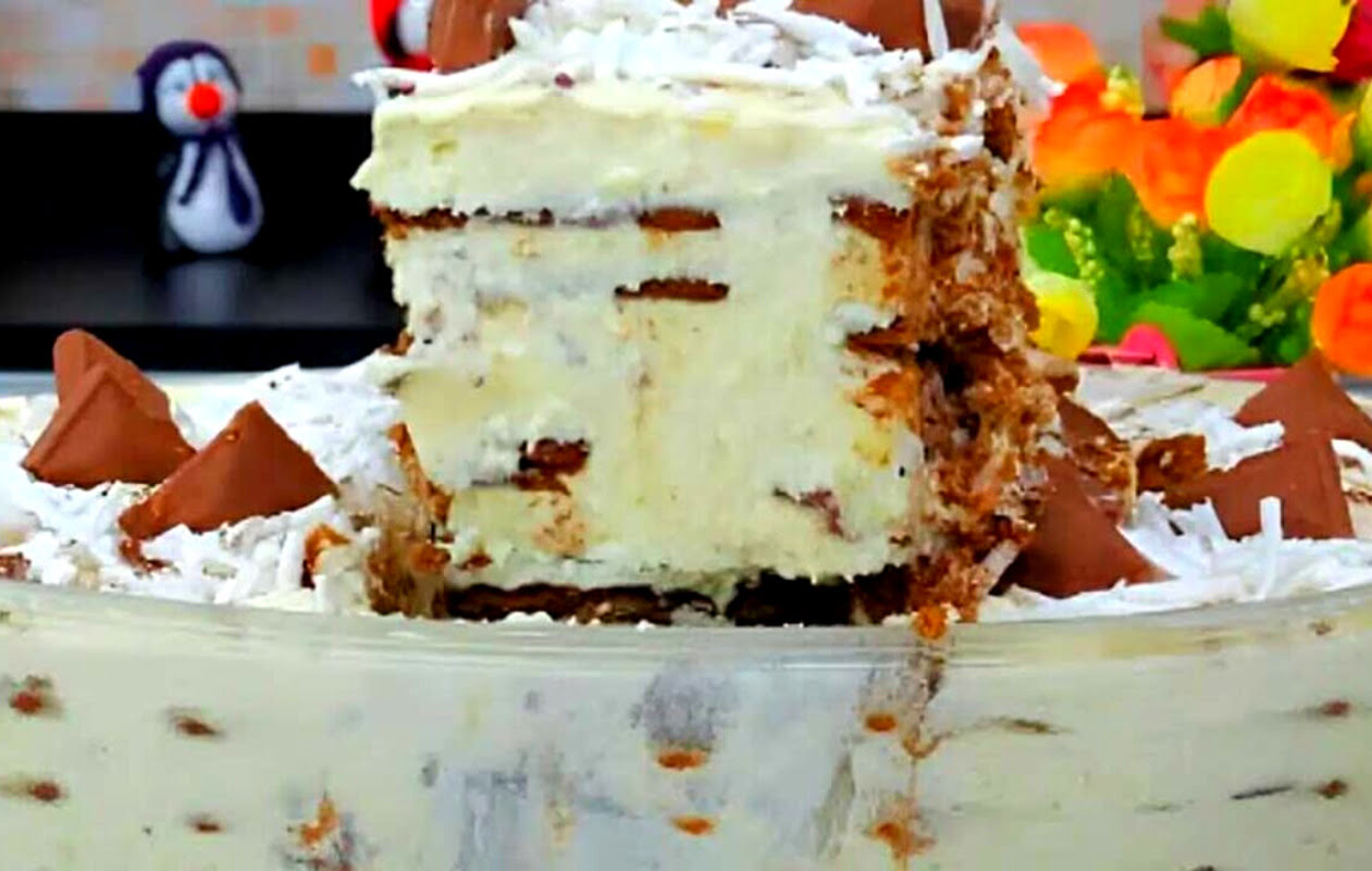 Pavê cremoso de moça