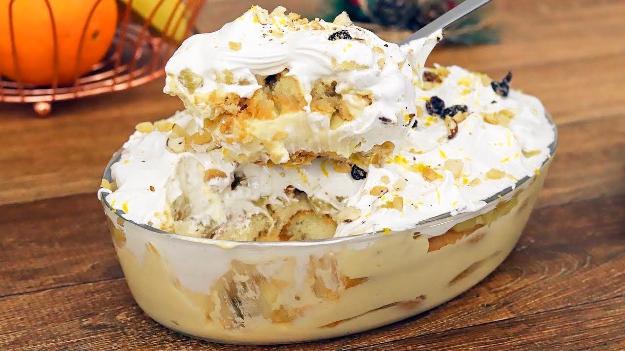 Pavê de abacaxi fácil e cremoso