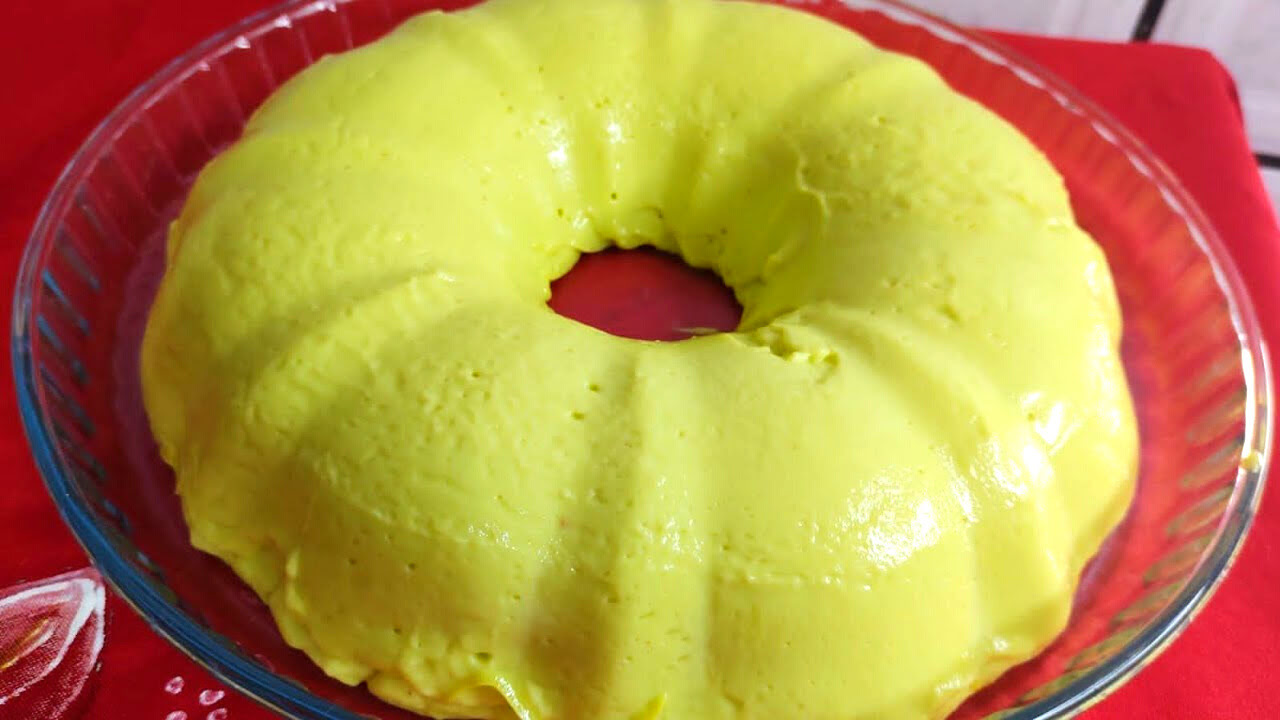 Pudim de Abacate Cremoso