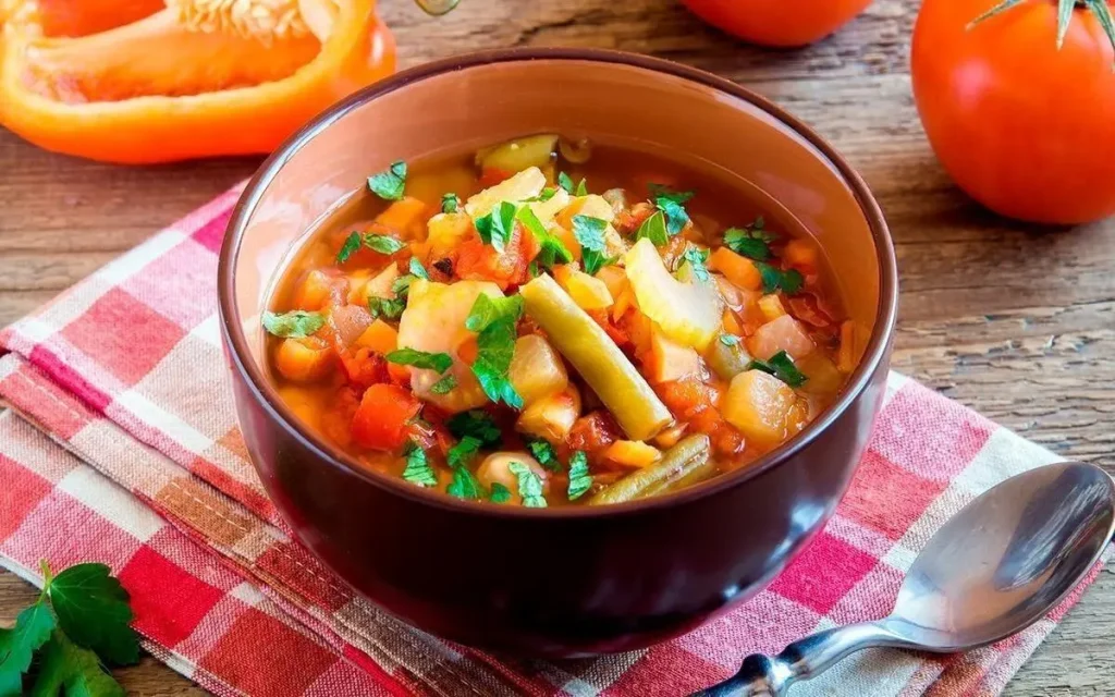 marmitas com Sopa de Legumes