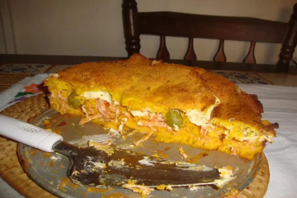 Suflê de cenoura temperada